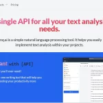 Tinq.ai - NLP API