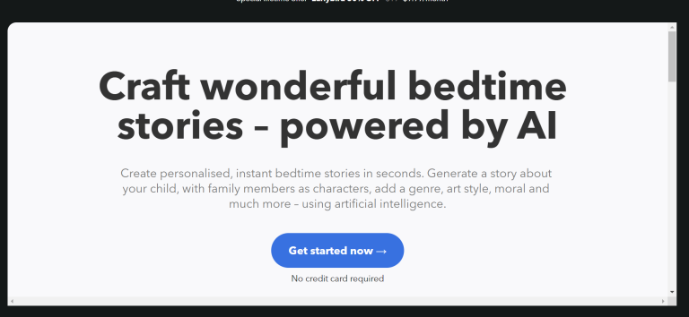 BedtimeStory AI