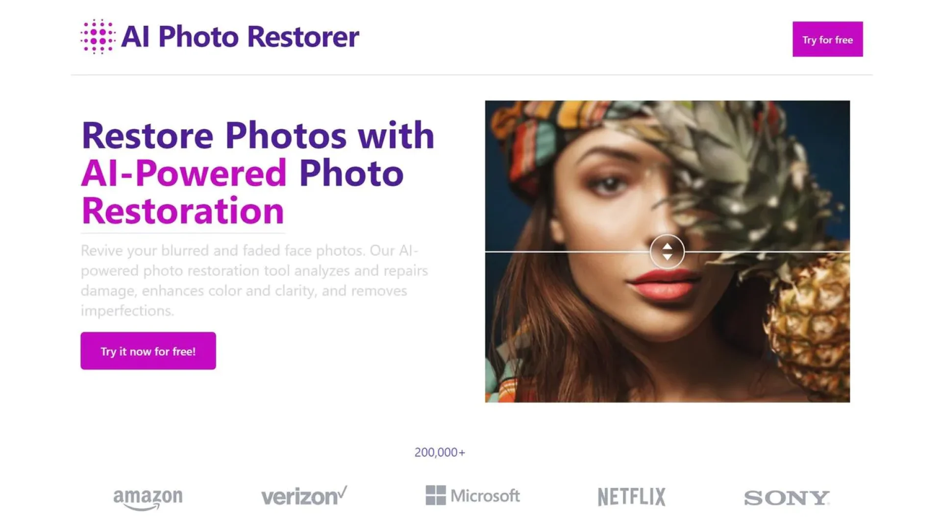 AI Photo Restorer