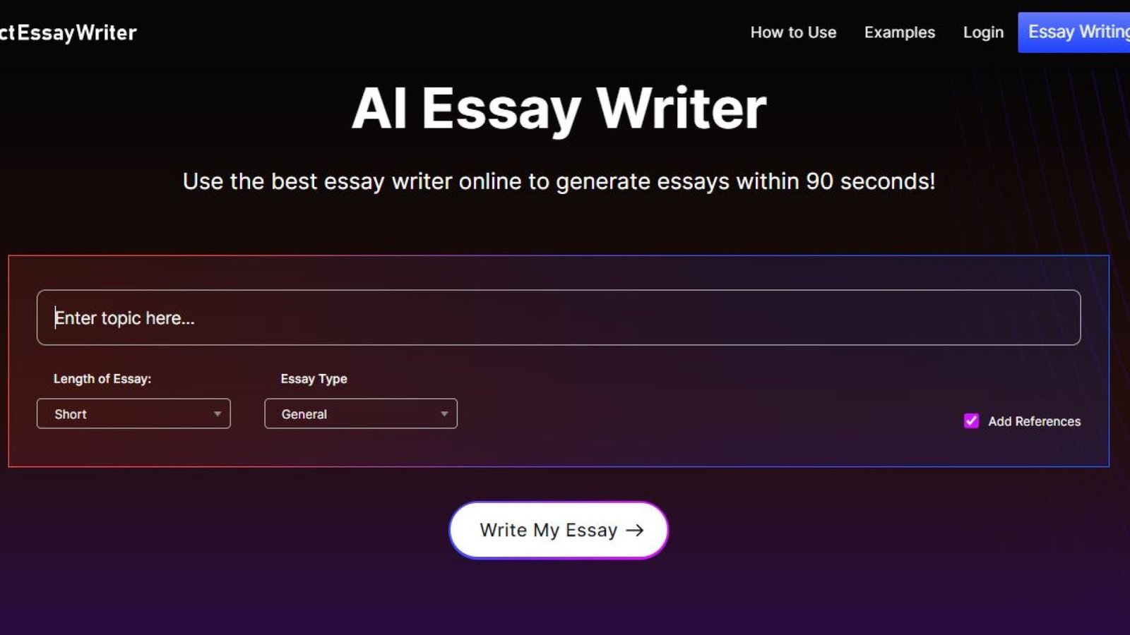Perfect Essay Writer ai