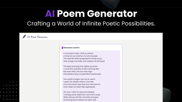 AI Poem Generator