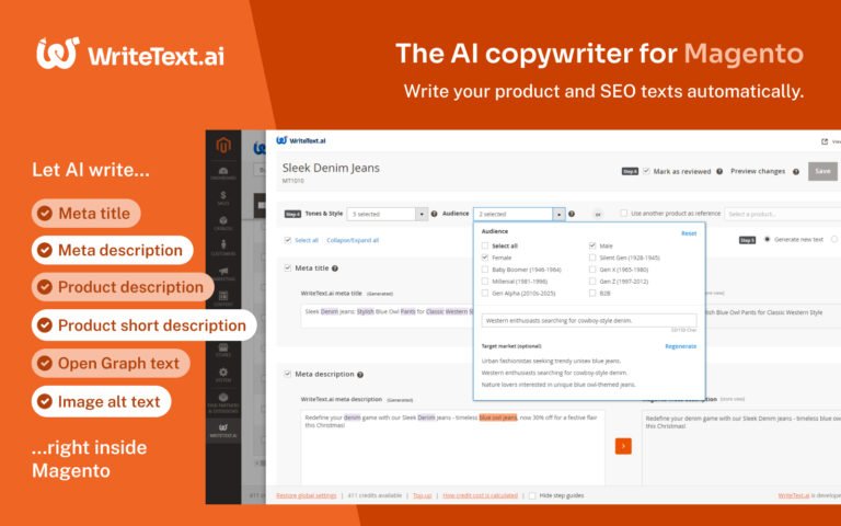 WriteText ai for Magento